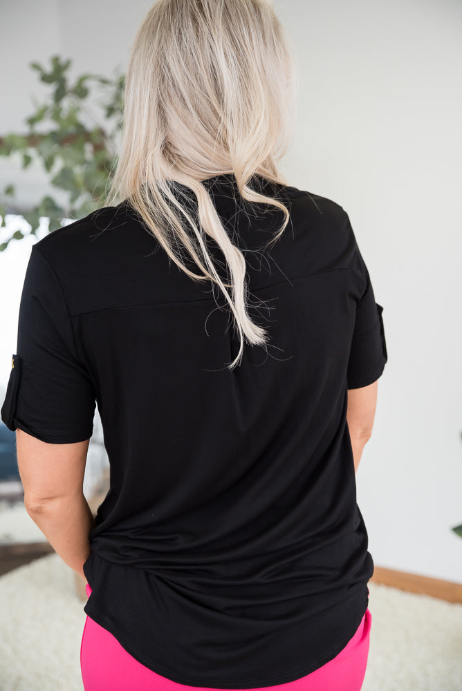 Counting on You Top in Black