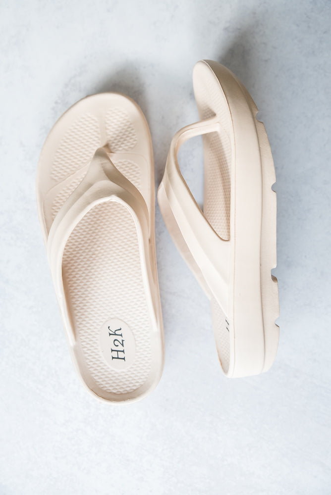 Feel the Joy Sandals in Nude
