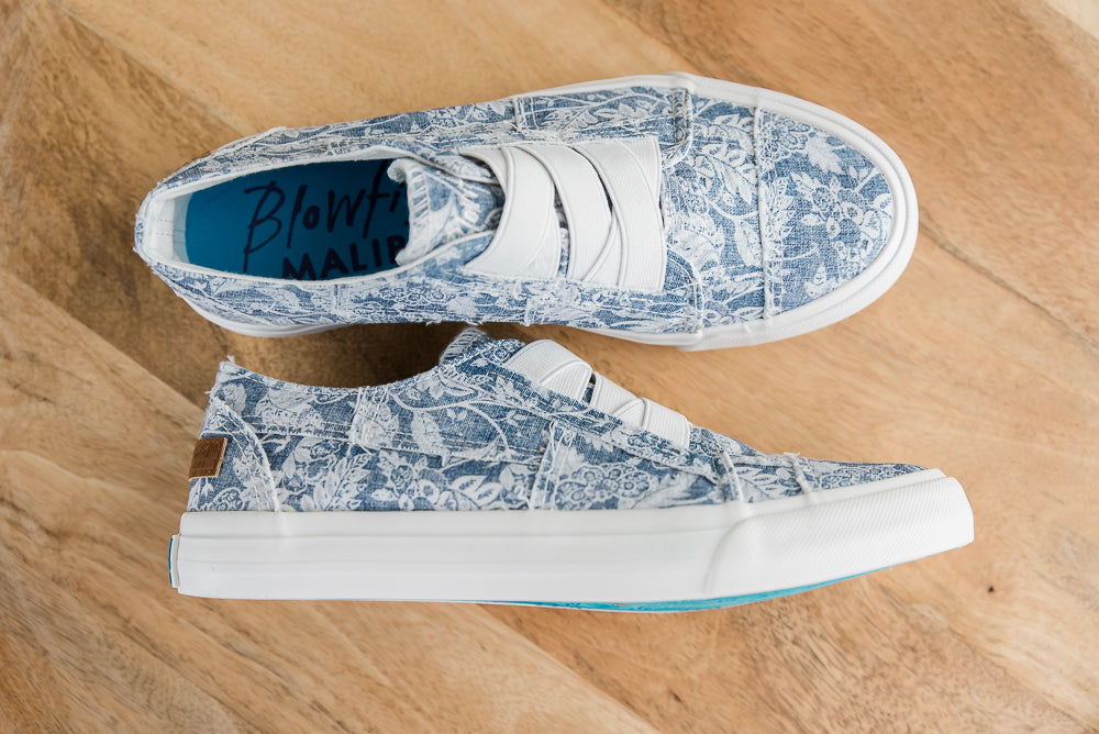 Marley Sneaker in Blue Country Road