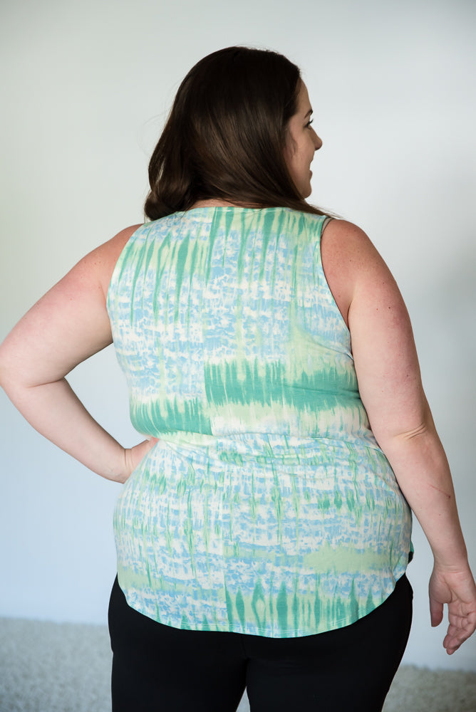 Buy Myself Flowers Top in Blue