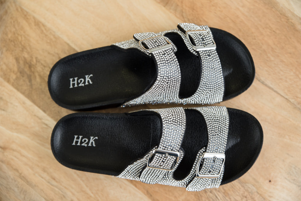 Make It So Sandals in Black