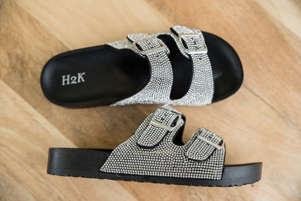 Make It So Sandals in Black