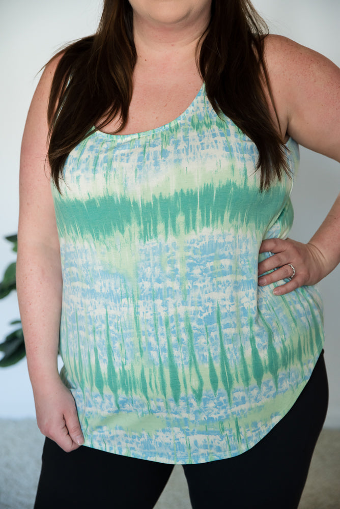 Buy Myself Flowers Top in Blue