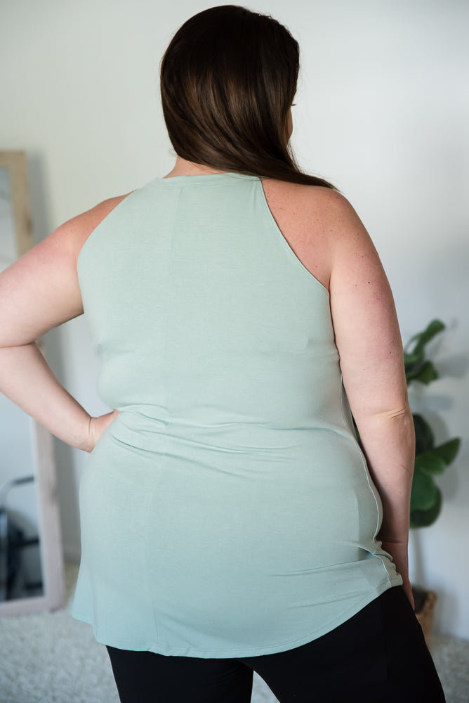 Things Change Halter Top in Green