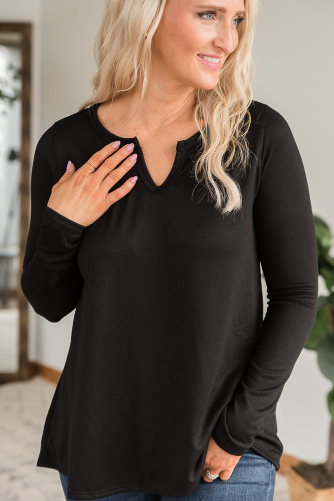 A Notch Above Top in Black