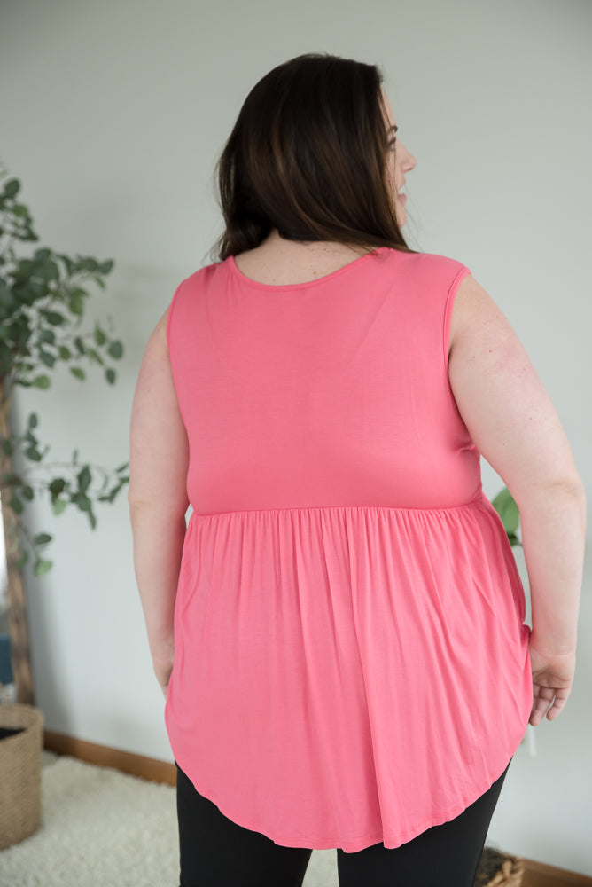 Keepin' Up Tank in Coral