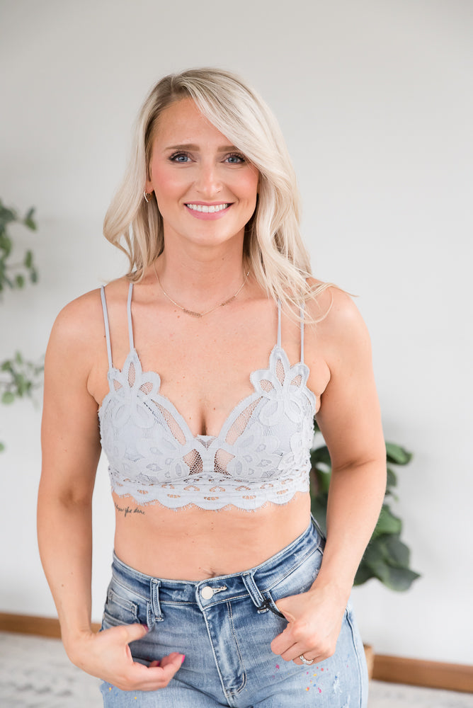 Sweet & Sexy Bralette in Grey