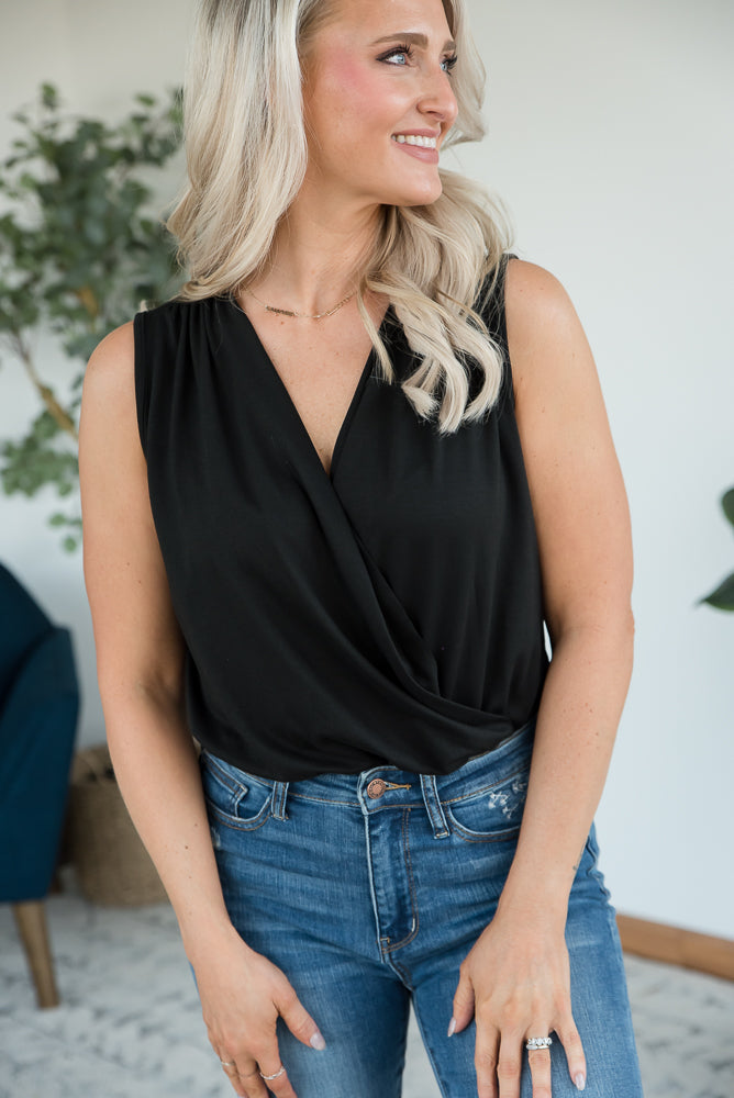 Any Time Bodysuit in Black