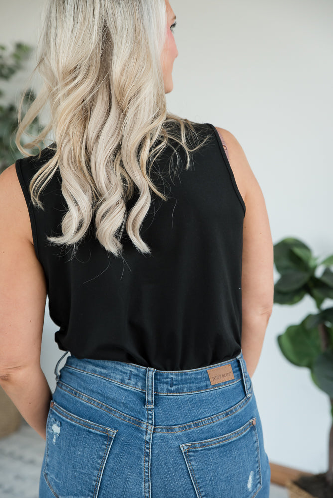 Any Time Bodysuit in Black