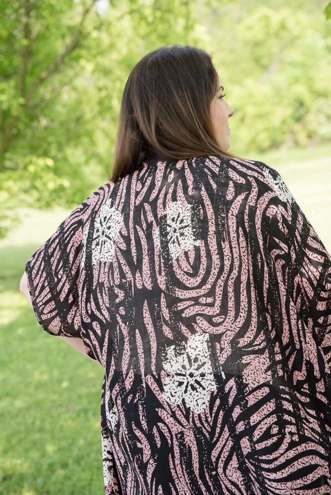 Dancing with the Zebras Kimono