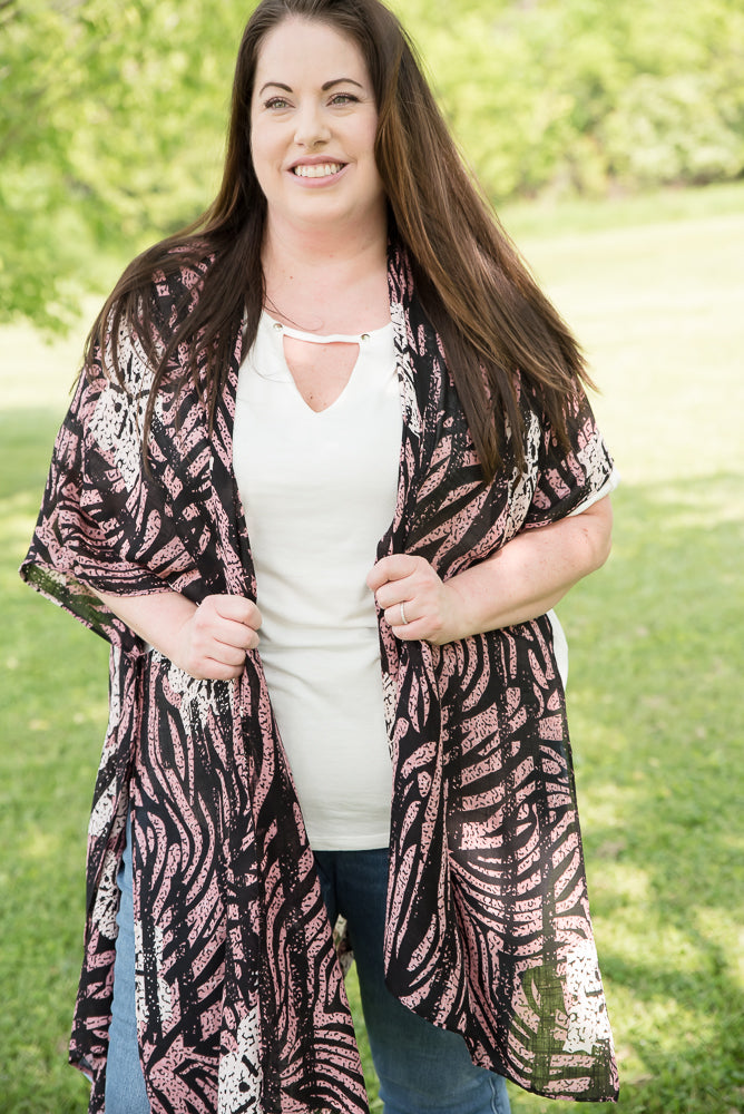 Dancing with the Zebras Kimono