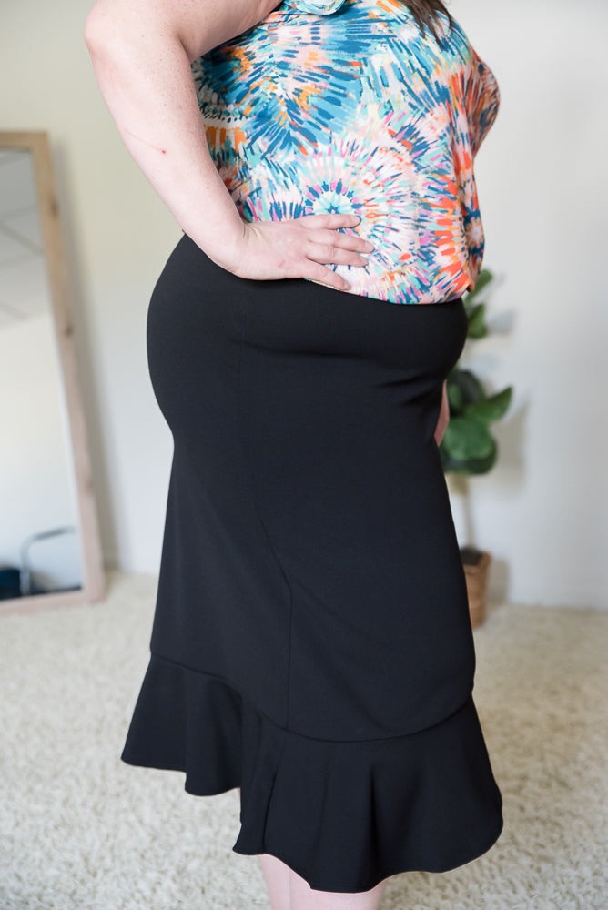 One More Dance Skirt in Black