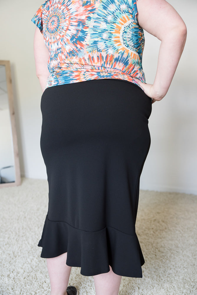 One More Dance Skirt in Black