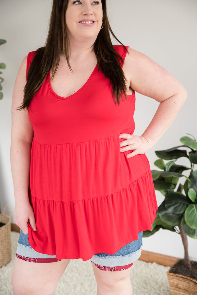 Tank for It All in Red