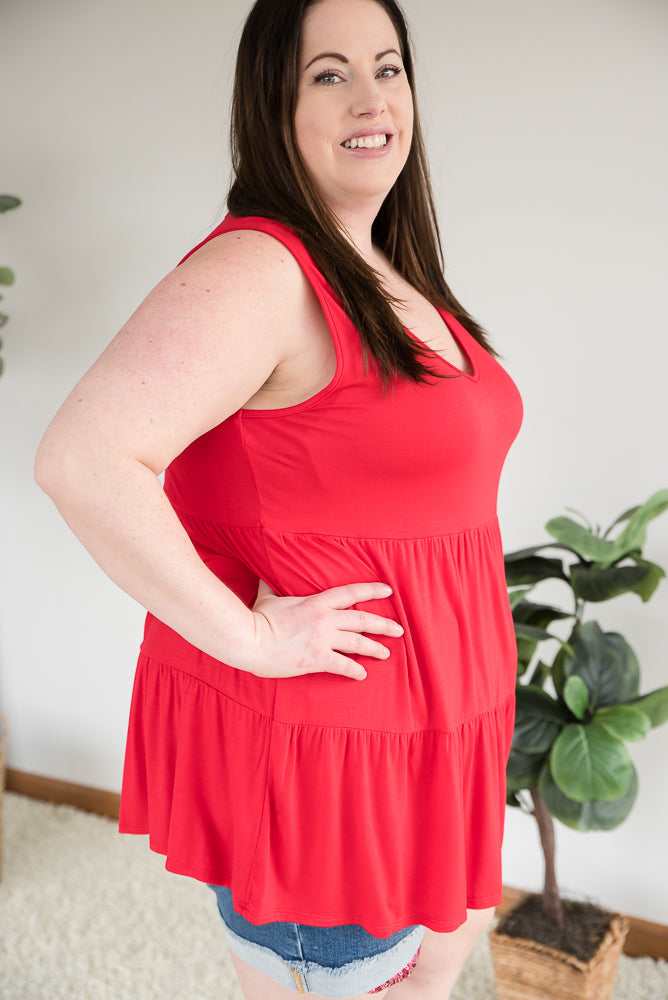 Tank for It All in Red