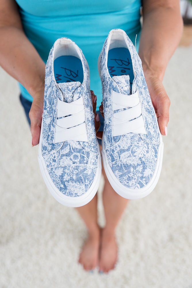 Marley Sneaker in Blue Country Road