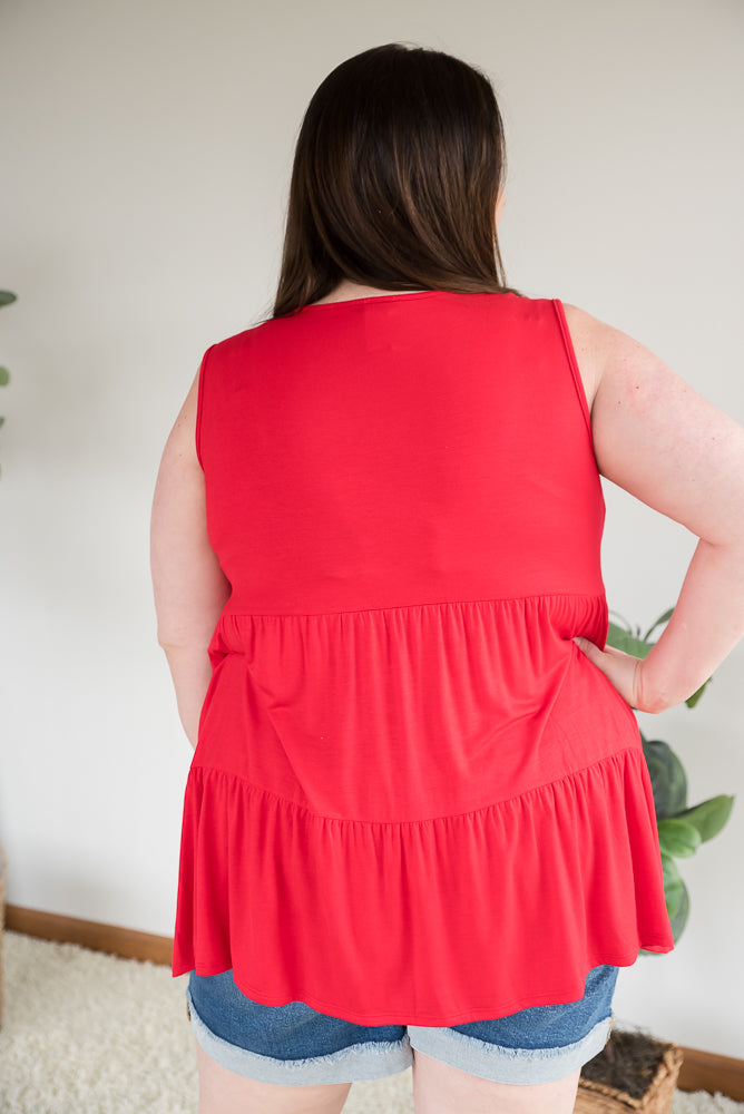 Tank for It All in Red