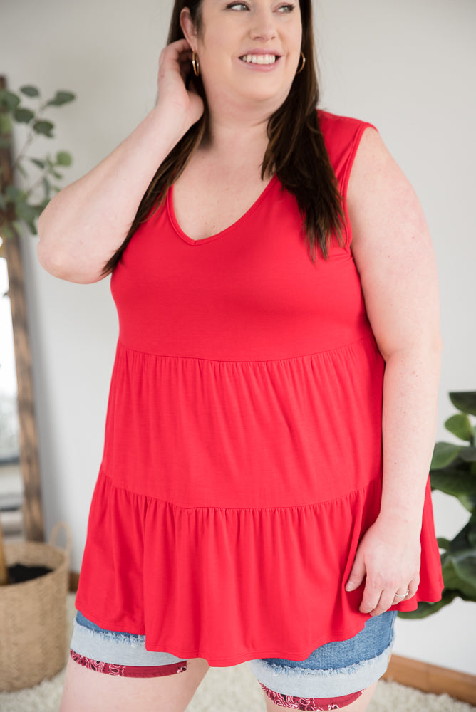Tank for It All in Red