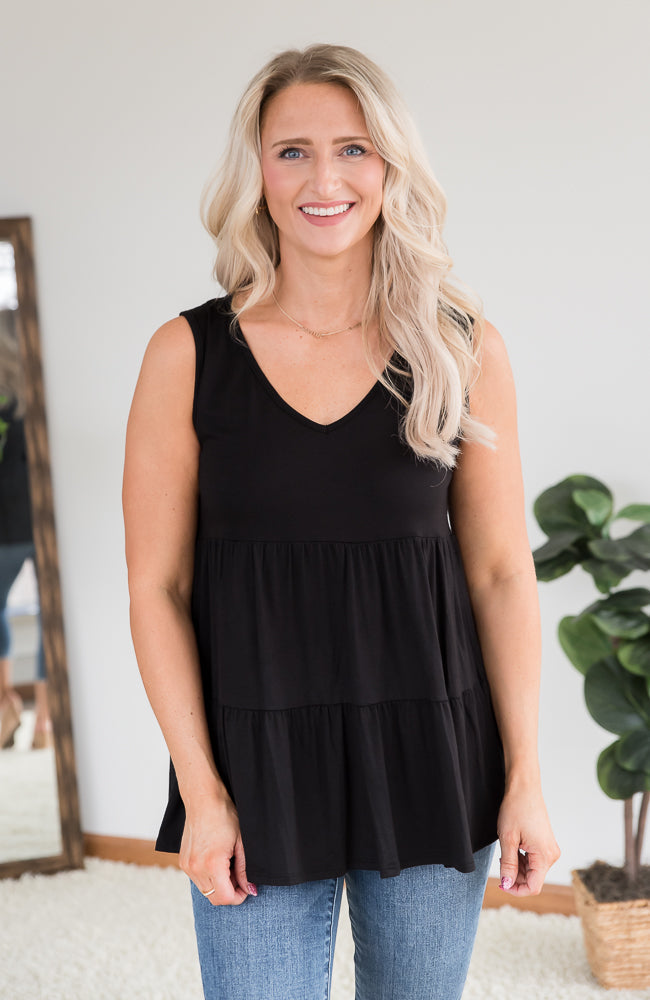 Tank for It All in Black