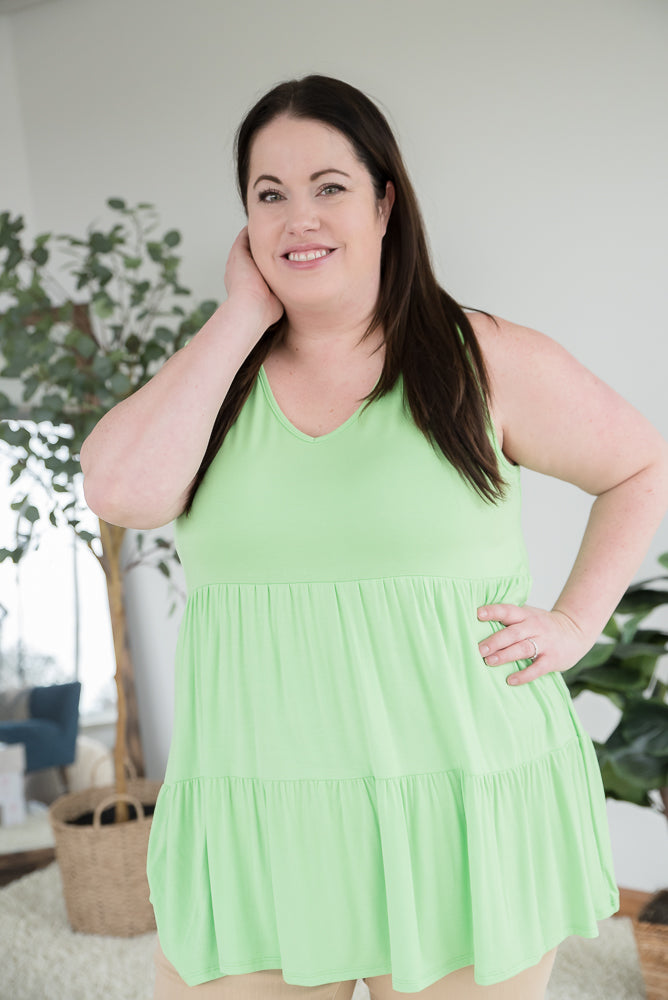 Tank for It All in Lime