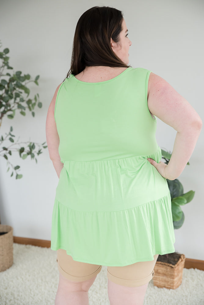 Tank for It All in Lime
