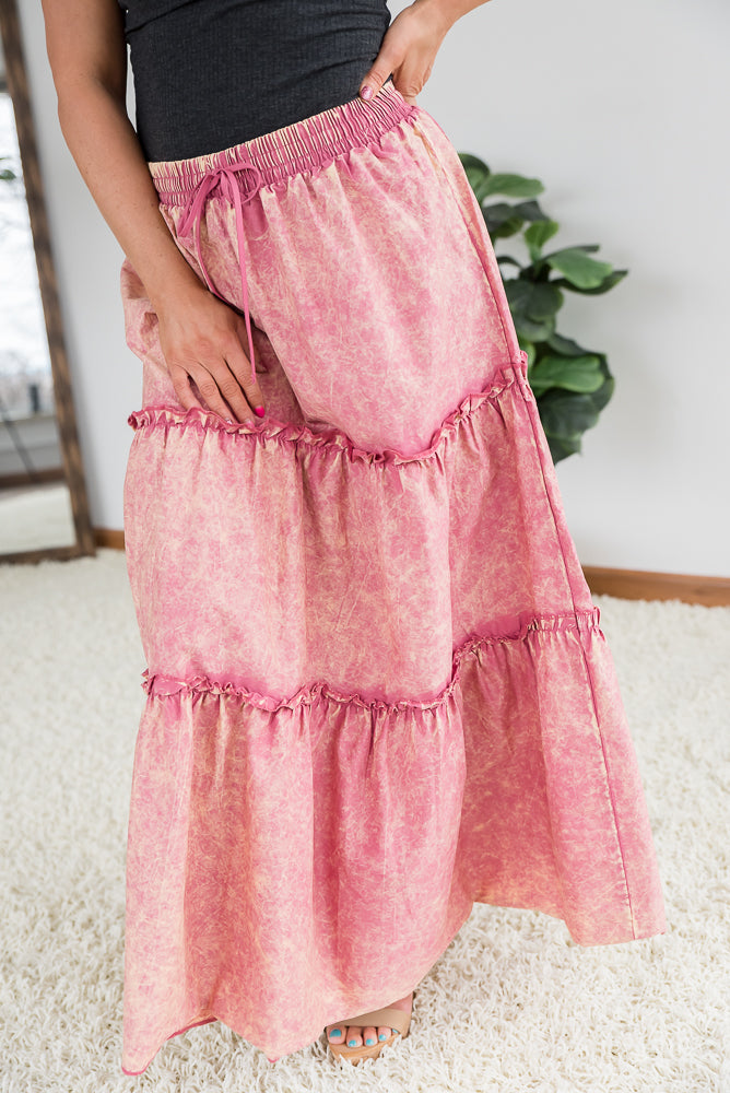 All Worthwhile Skirt in Rose