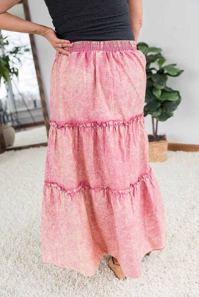 All Worthwhile Skirt in Rose