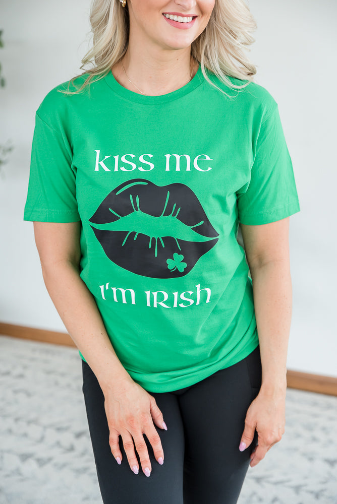 Kiss Me I'm Irish Graphic Tee