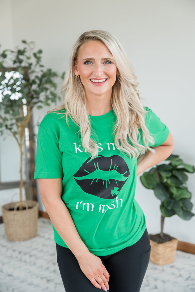 Kiss Me I'm Irish Graphic Tee