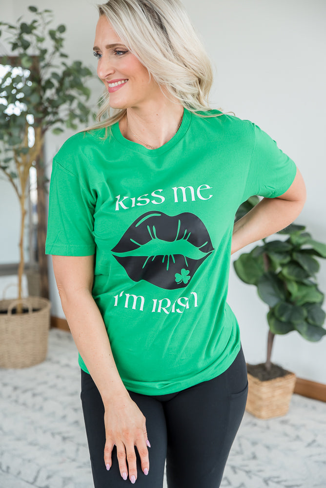 Kiss Me I'm Irish Graphic Tee