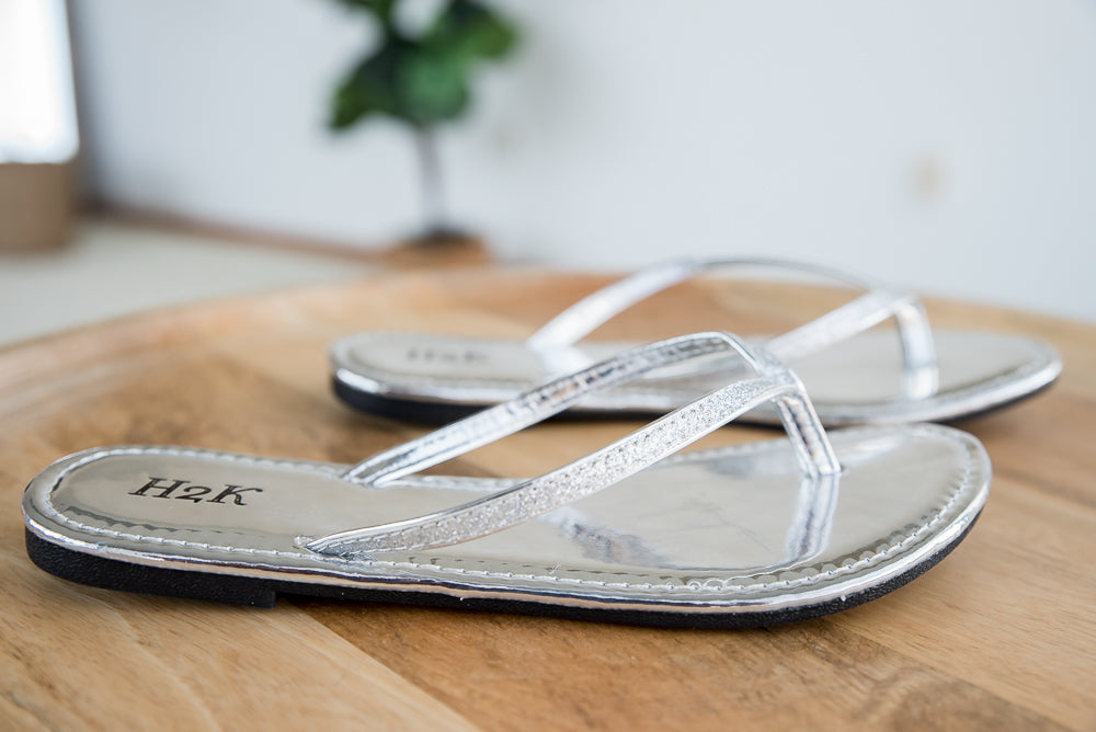 Sassy Sandals in Silver