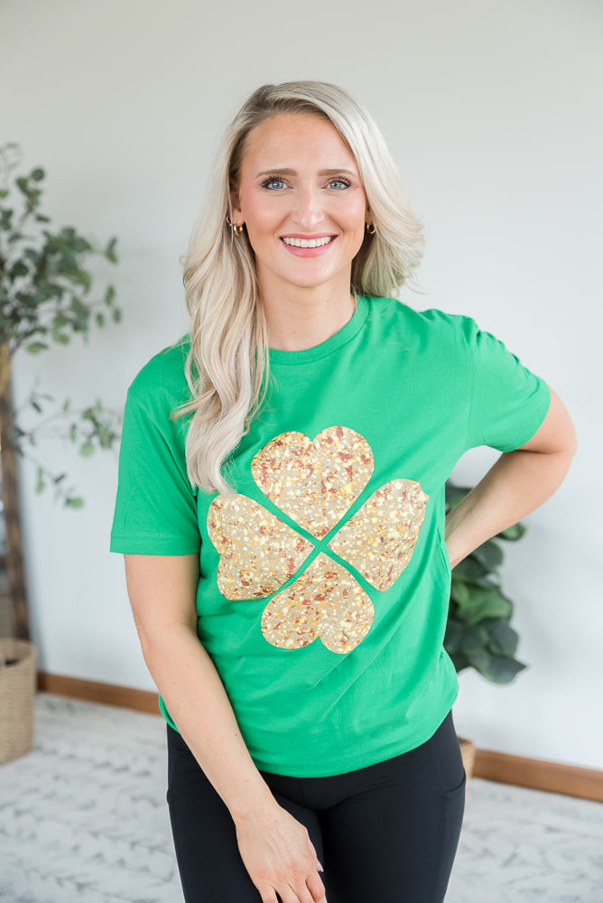 Shamrock Sparkles Graphic Tee