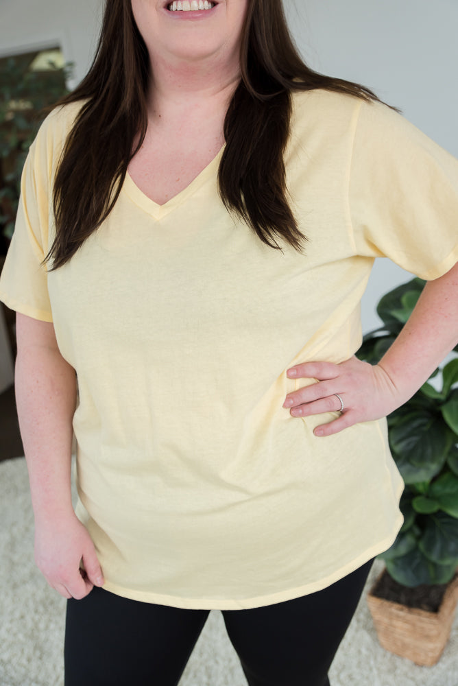 Keep it Simple Top in Banana