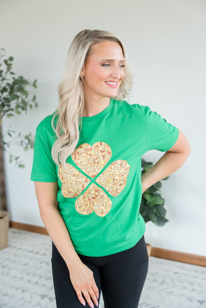 Shamrock Sparkles Graphic Tee