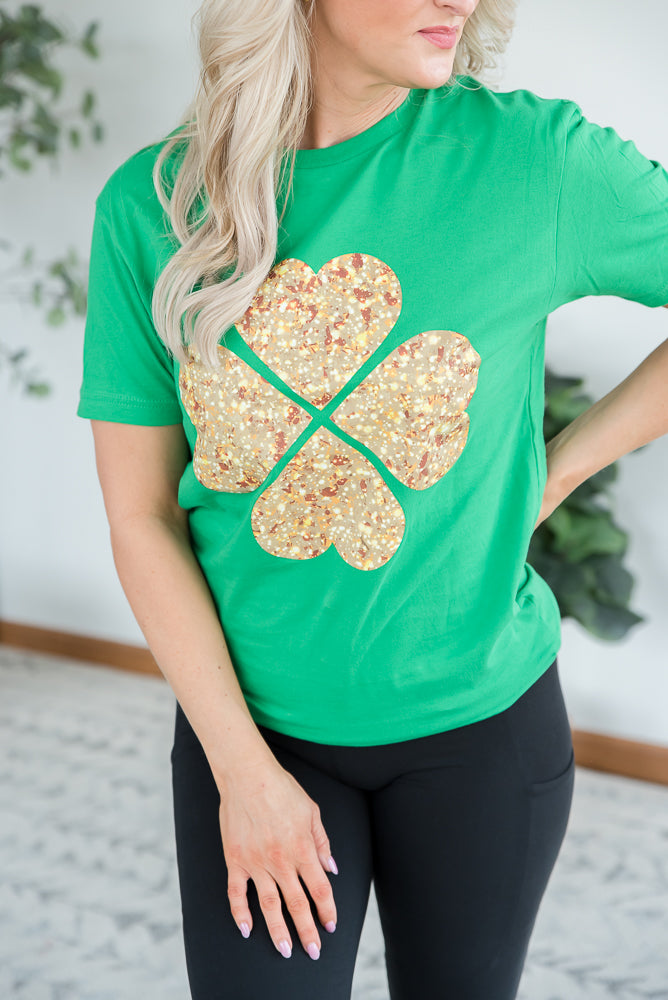 Shamrock Sparkles Graphic Tee
