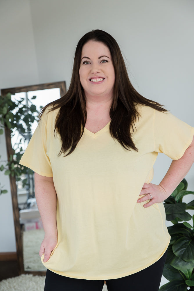 Keep it Simple Top in Banana