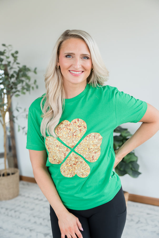 Shamrock Sparkles Graphic Tee