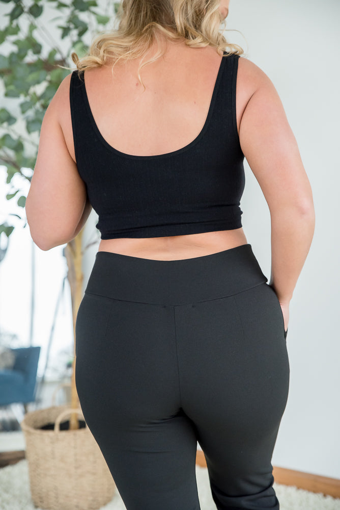 Dream Chaser Crop Top in Black