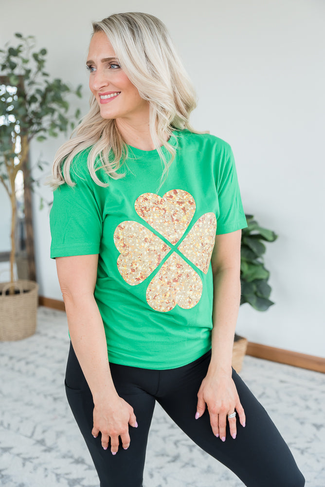 Shamrock Sparkles Graphic Tee