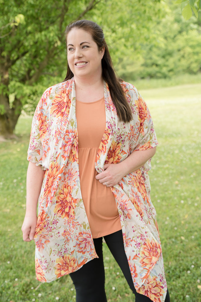 Wild Marigold Kimono
