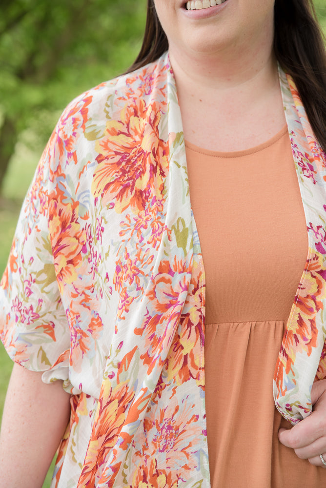 Wild Marigold Kimono