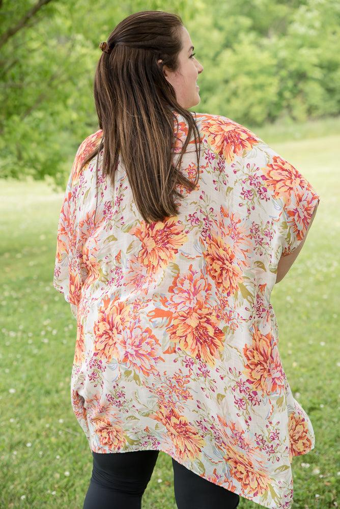 Wild Marigold Kimono