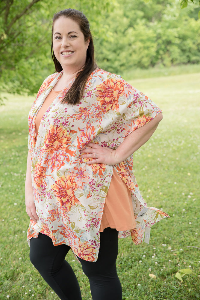Wild Marigold Kimono