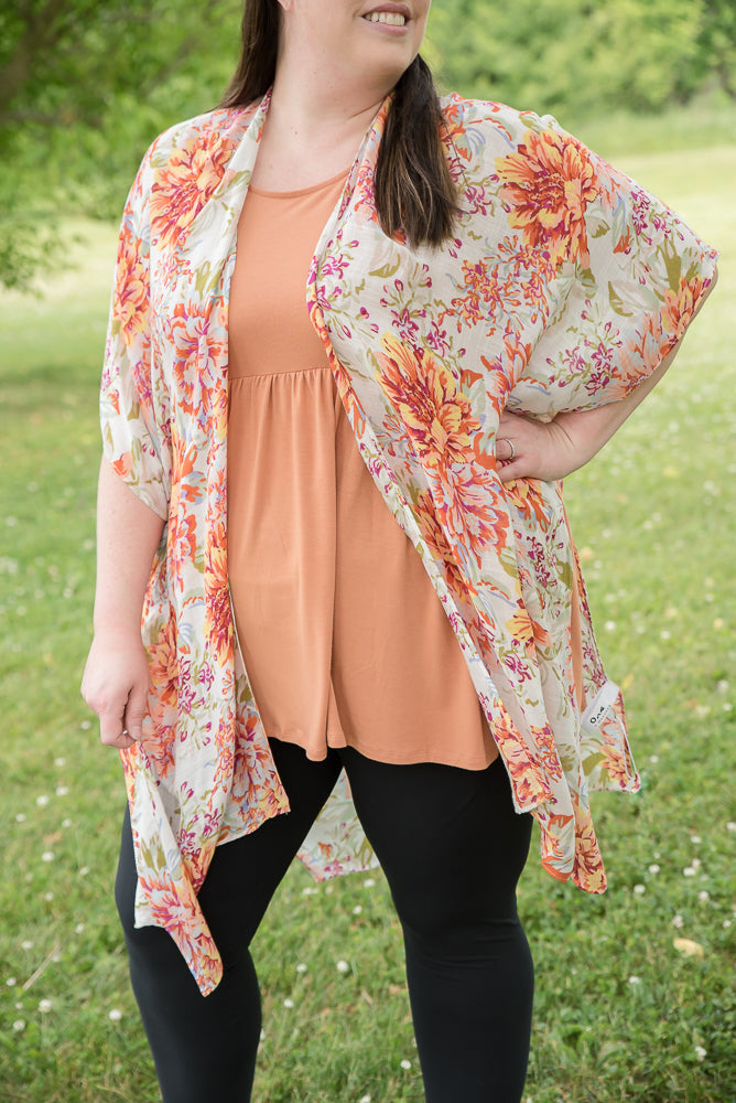 Wild Marigold Kimono