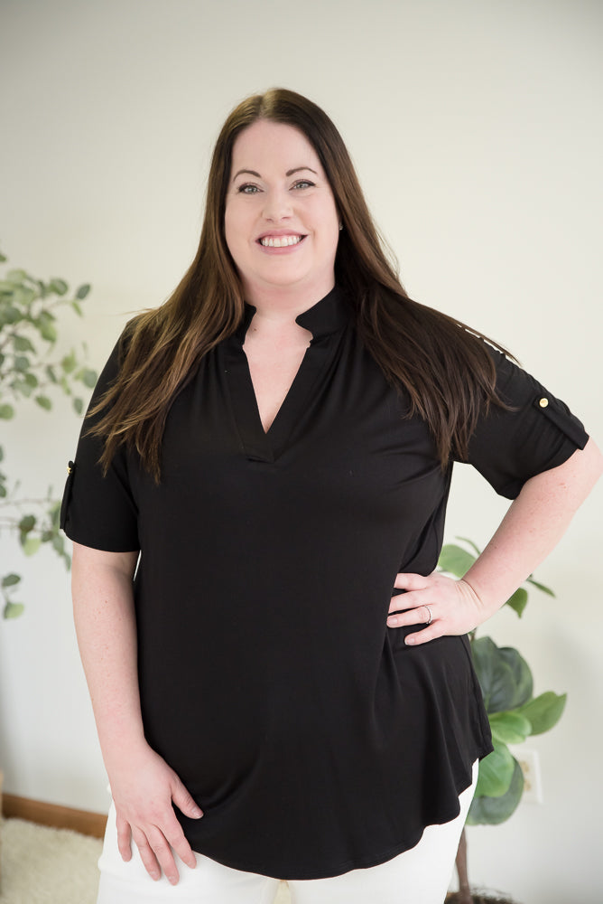 Counting on You Top in Black