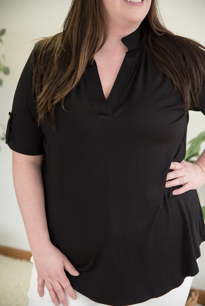 Counting on You Top in Black