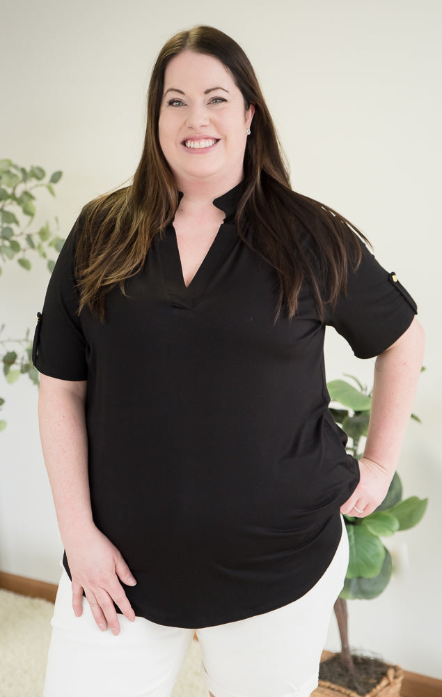 Counting on You Top in Black