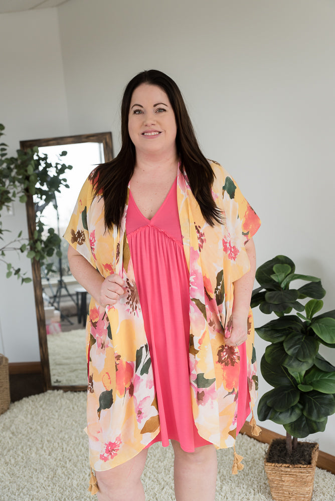 Better than Yesterday Dress in Coral