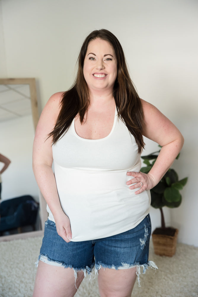Day by Day Tank in Ivory