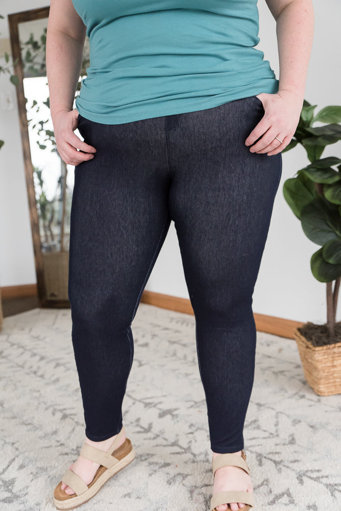 No Doubts Navy Jeggings